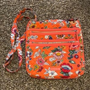 Vera Bradley Triple Zip Hipster Crossbody Bag